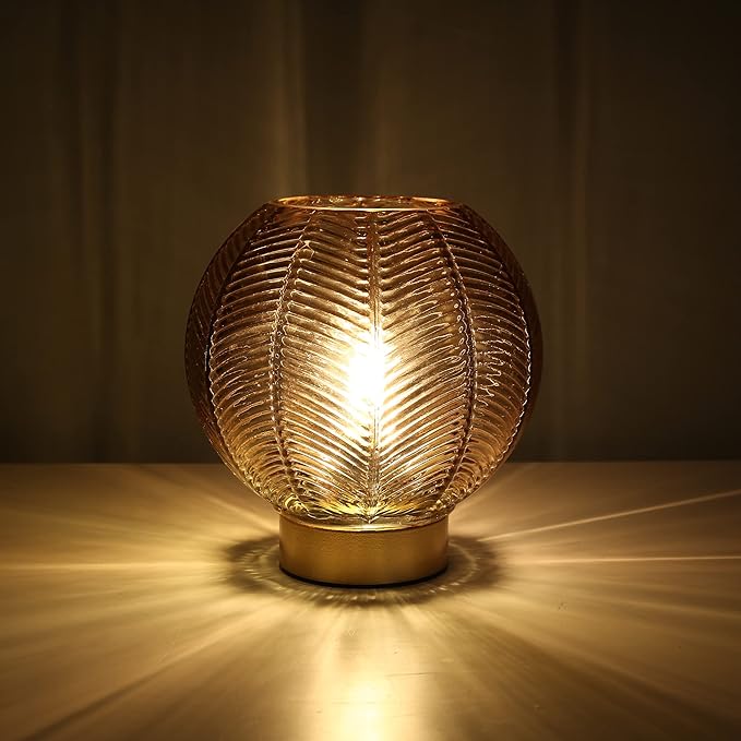 Battery Operated Lamp with Timer, Cordless Table Lamps with Bulb, Battery - Image 7
