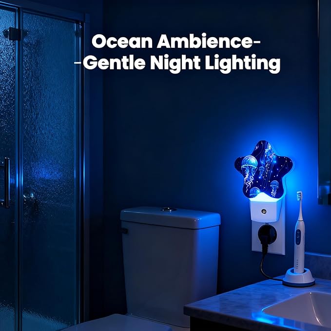 Night Light Plug-in into Wall Dusk to Dawn Smart Sensor White Led Nightlight - Image 3