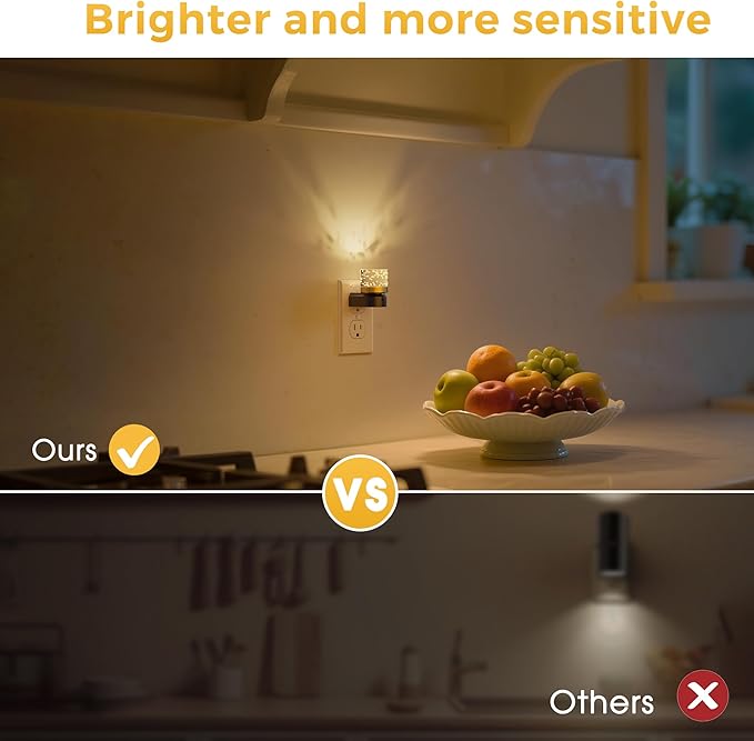 L LOHAS LED Night Light, Night Lights Plug into Wall, 3000K Soft Light LED - Image 5