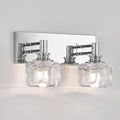 Chrome Vanity Light 2 Lights Vanity Lights by BHBYEDYCK