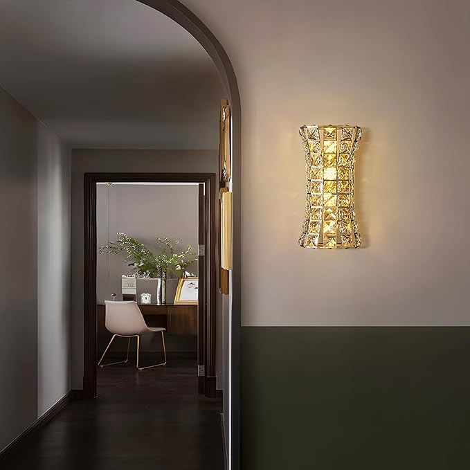 Crystal Wall Sconces, Modern Wall Light Fixtures - Image 6