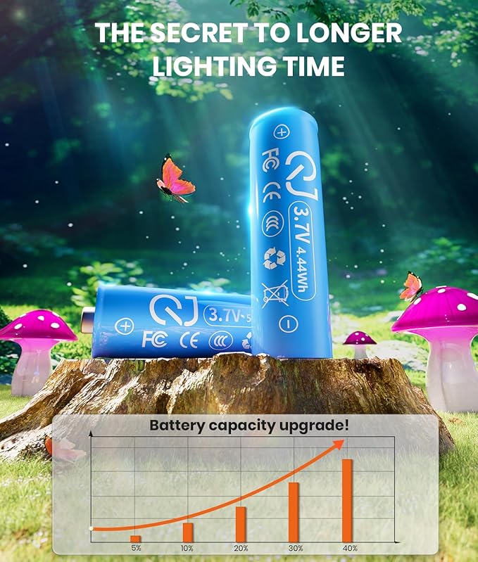 Upgraded Solar Mushroom Lights Outdoor, 9 Pack Garden Stake Light - Image 3