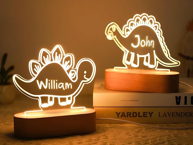 Personalized Night Light for Kids – Custom Baby Girl Gifts, Monogrammed Baby - Image 2