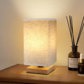 Small Square Bedside Table Lamp by UCHENTON