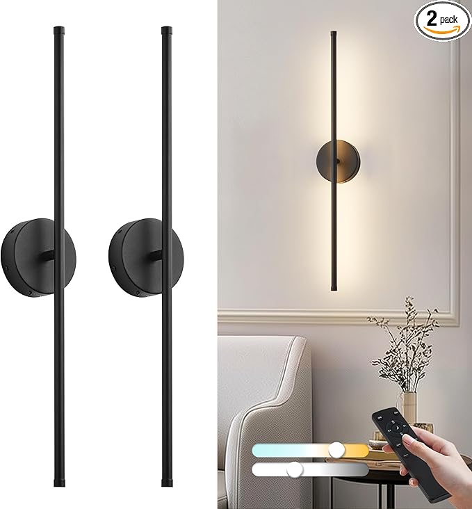 Removable Battery Operated Wall Sconces by KARTOOSH