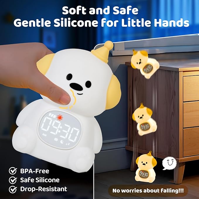 Dog Alarm Clock with Night Light - Image 7