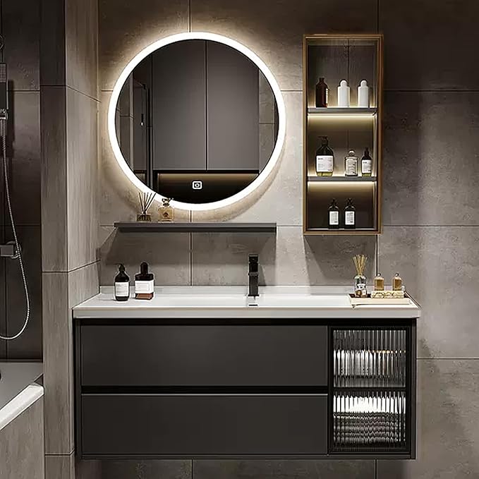 Floating Bathroom Vanity with Sink by NAIROLET