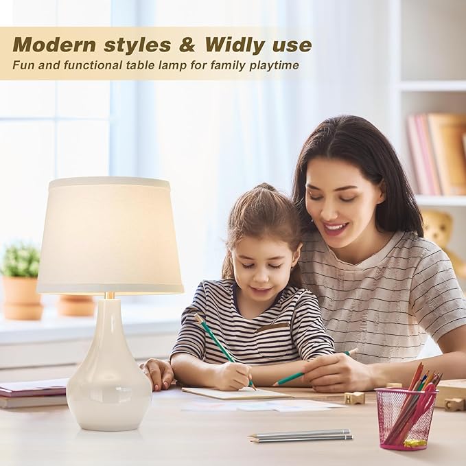 Seealle Modern Ceramic Table Lamps - Image 3