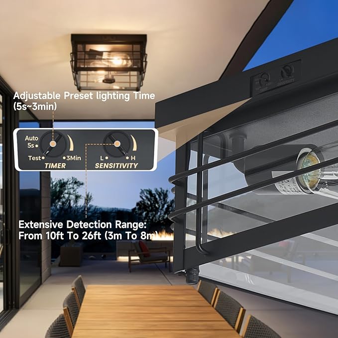 Yisuro Outdoor Ceiling Light - Image 4