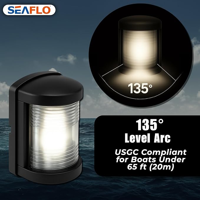 SEAFLO 11 Series Mini Sized LED White Stern Navigation Light – 12V, IP67 - Image 5