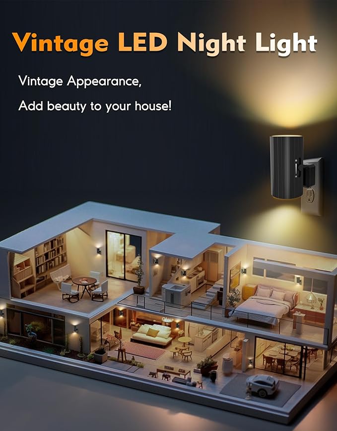 Night Lights Plug into Wall, LED Plug in Night Light, Dusk to Dawn Light Sensor - Image 7
