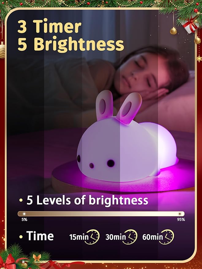 One Fire 【Gifts Package】 Bunny Night Light - Image 4