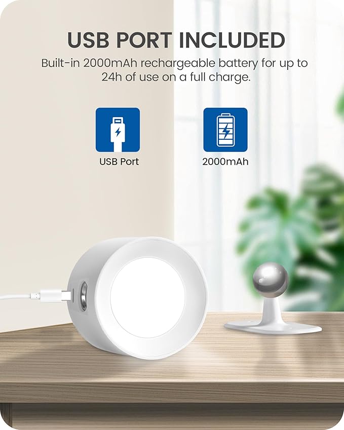 Battery Operated Wall Sconces 4 Pack, Rechargeable Wall Sconce - Image 2