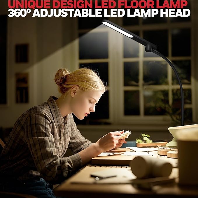 Honeywell LED Floor Lamp, F4 Sunturalux™ Gooseneck Floor Lamps - Image 6