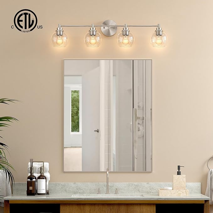 VONLUCE Bathroom Light Fixtures, 4-Light Vanity Light - Image 2