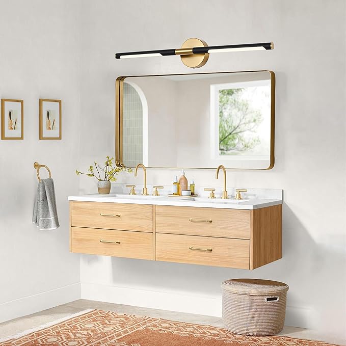 BONLICHT Bathroom Light Fixtures Over Mirror 24 Inch, 12W 350°Rotatable - Image 2