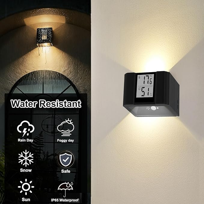 Motion-Activated LED Wall Sconce Outdoor Indoor Wall Lights - Image 2