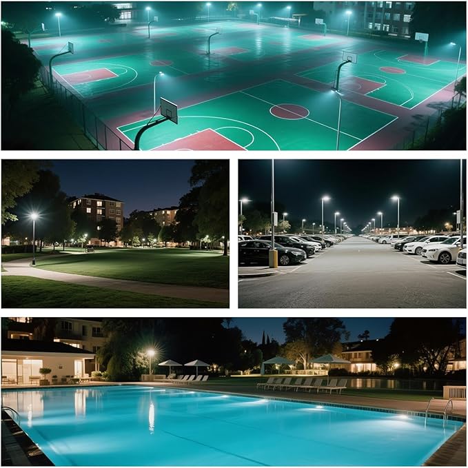 Ceena 120W Plug in LED Flood Lights Outdoor, 12000lm Super Bright LED Work Light - Image 7