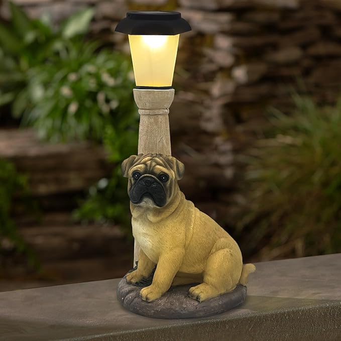 BAYN Solar Dog Garden Statues - Image 2