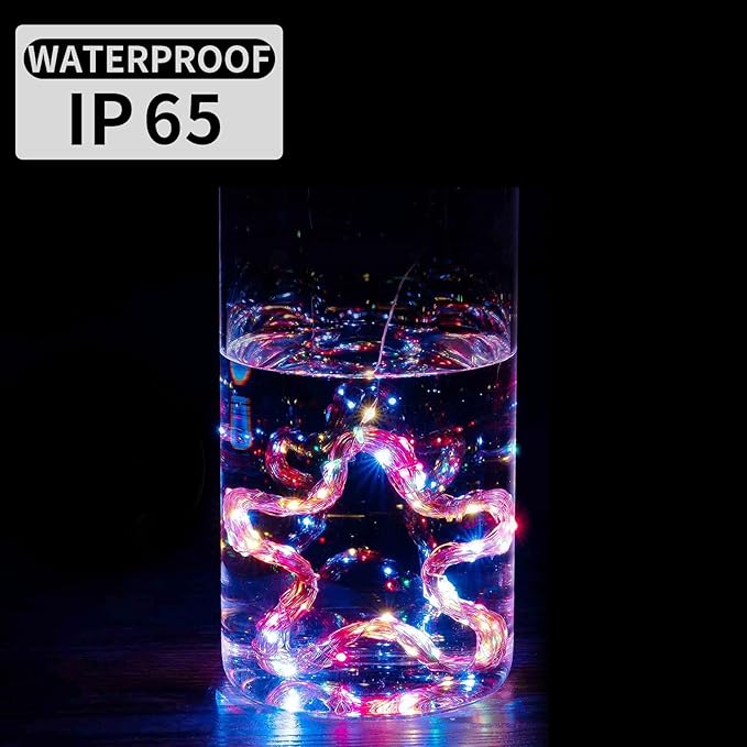 100 Pack Fairy Lights 7Ft 20 LED Twinkle String Lights Battery Operated - Image 2