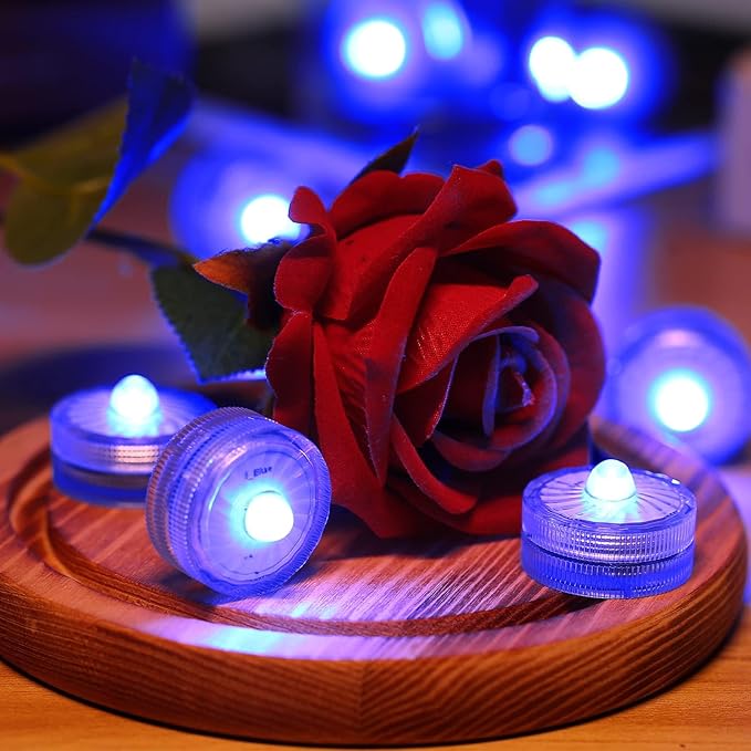 HL Submersible LED Light, 100 Hours Waterproof Flameless Led Lights Battery - Image 3