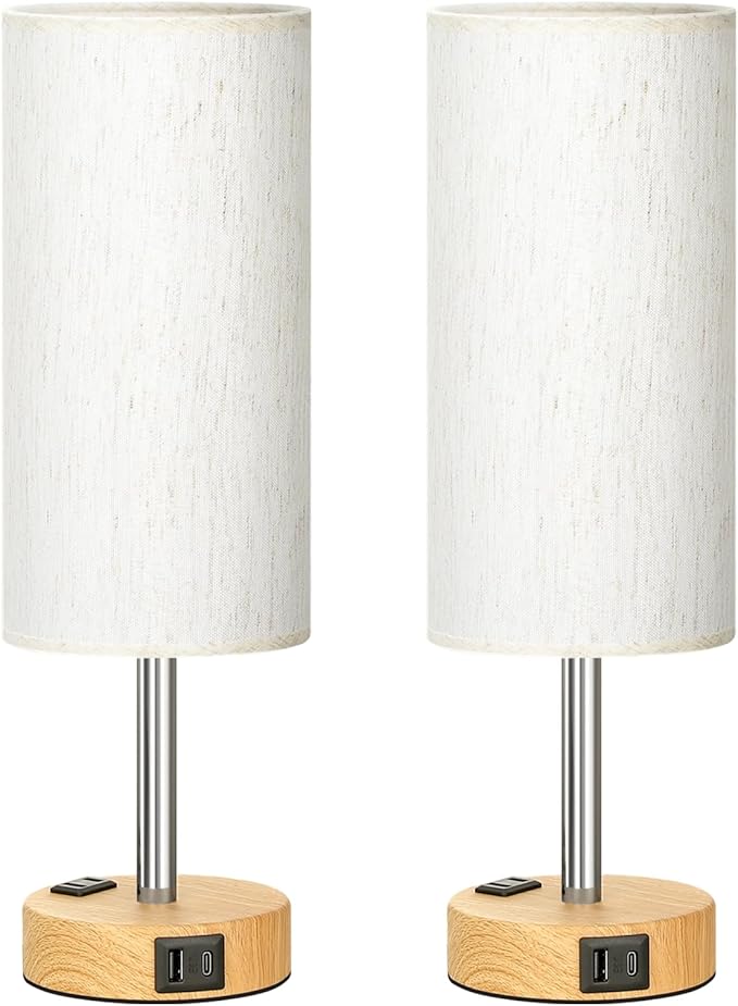 Touch Bedside Table Lamps Set - Image 9