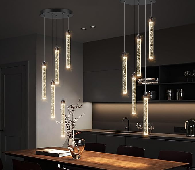 Crystal Pendant Light Mini Chandelier Bubble Pendant Lighting - Image 5
