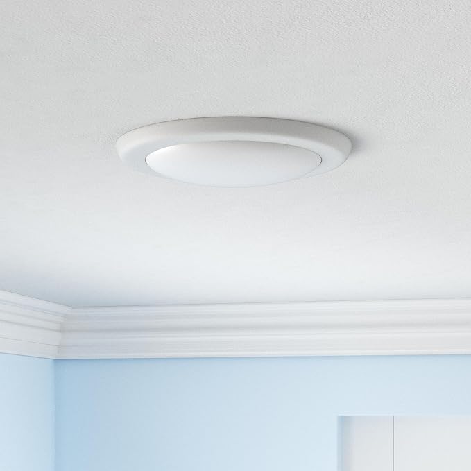 ASD 6 Inch LED Flush Mount Ceiling Light, Wet Rated Dimmable LED Disk Light - Image 2