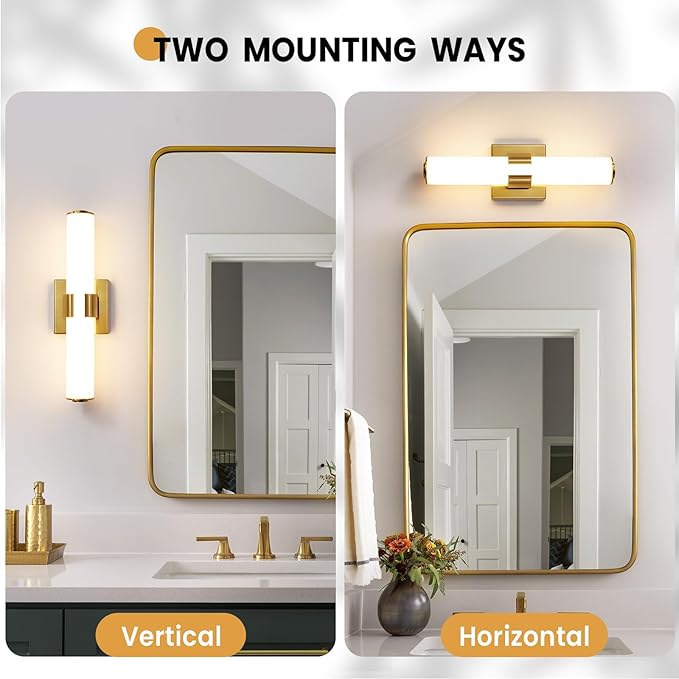Gold Bathroom Light Fixtures - Image 8