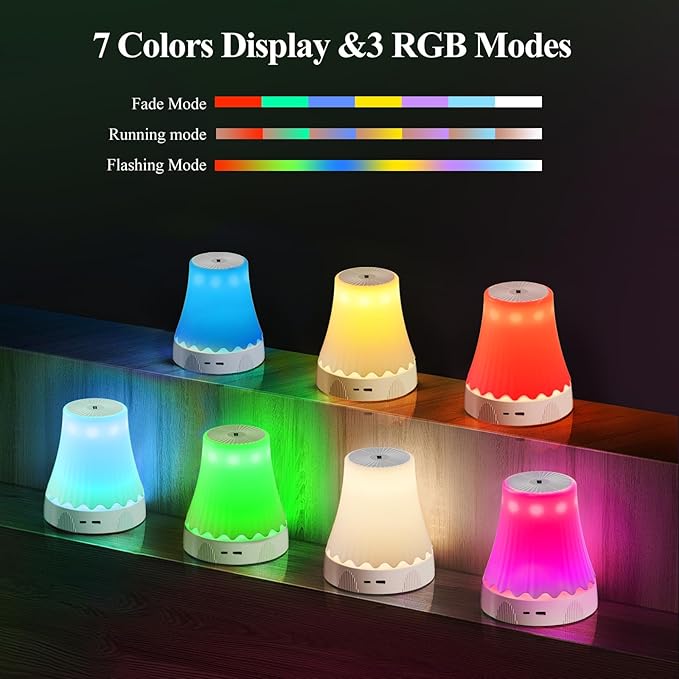 Gesture Sensor Light with Height Adjustable, 3 RGB Modes & 7 Color Changing - Image 4