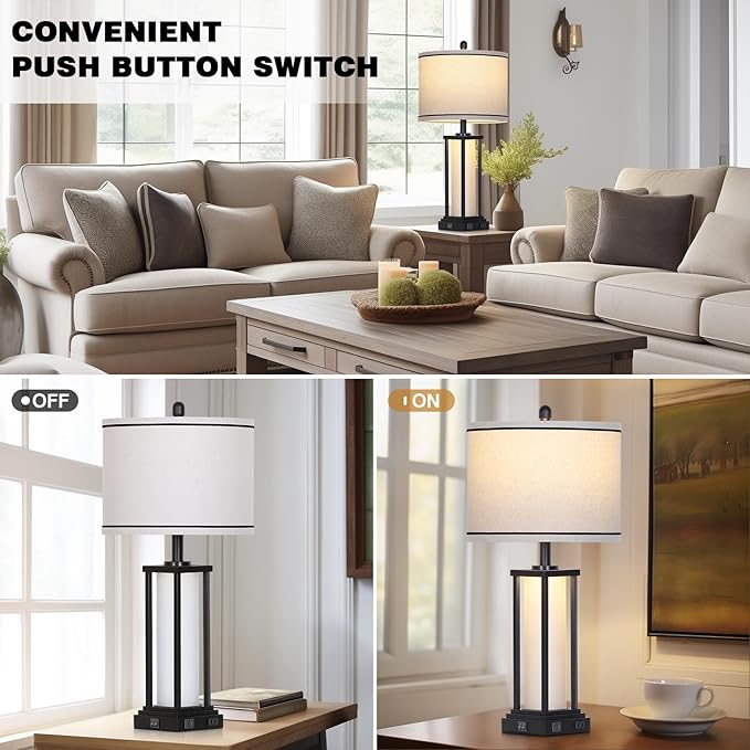 27" Tall Vintage Table Lamp - Image 5
