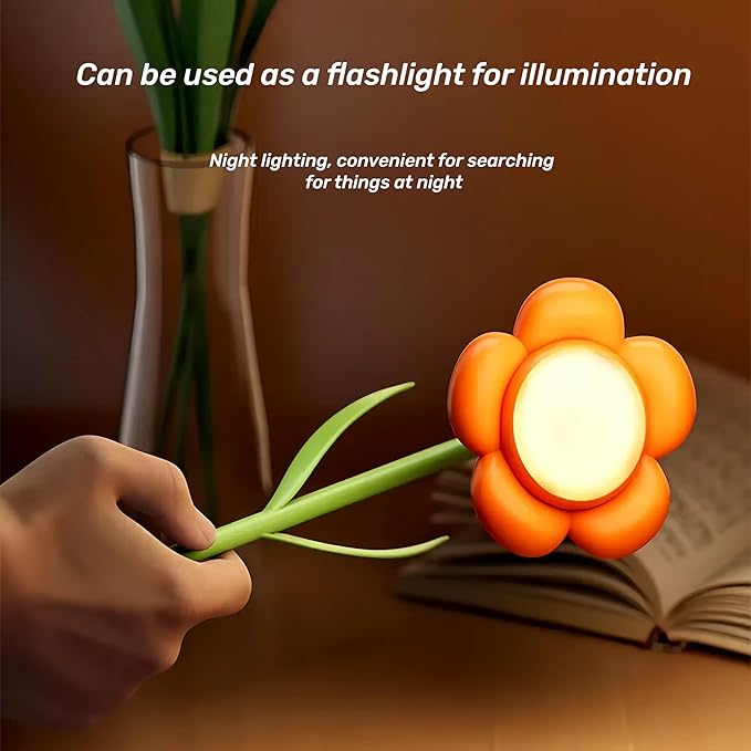 Birthday Gifts for Women, Sunflower Flower Lamp Rechargeable Cordless Led - Image 4