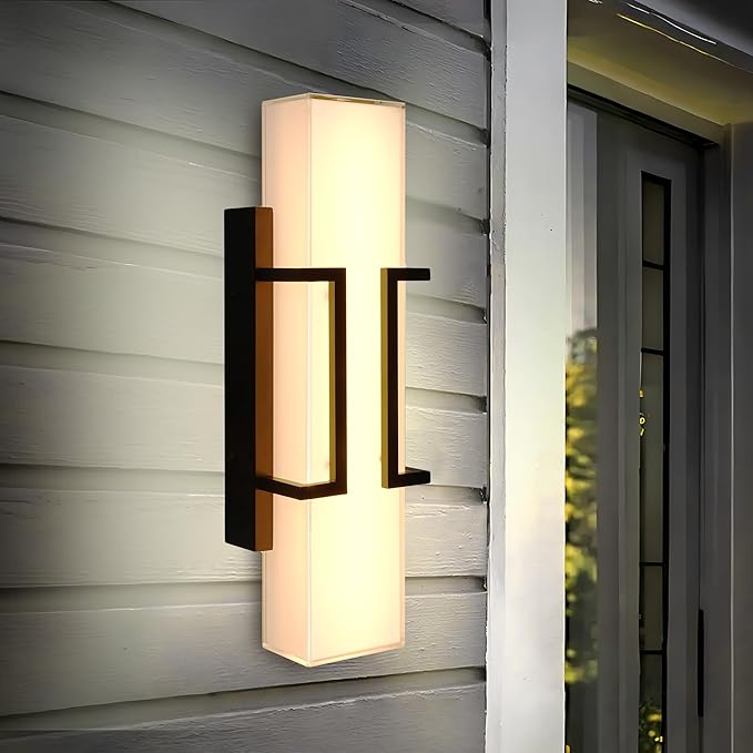 Hyunbae LED Wall Sconce Lights, Waterproof Porch Lamp - Image 8