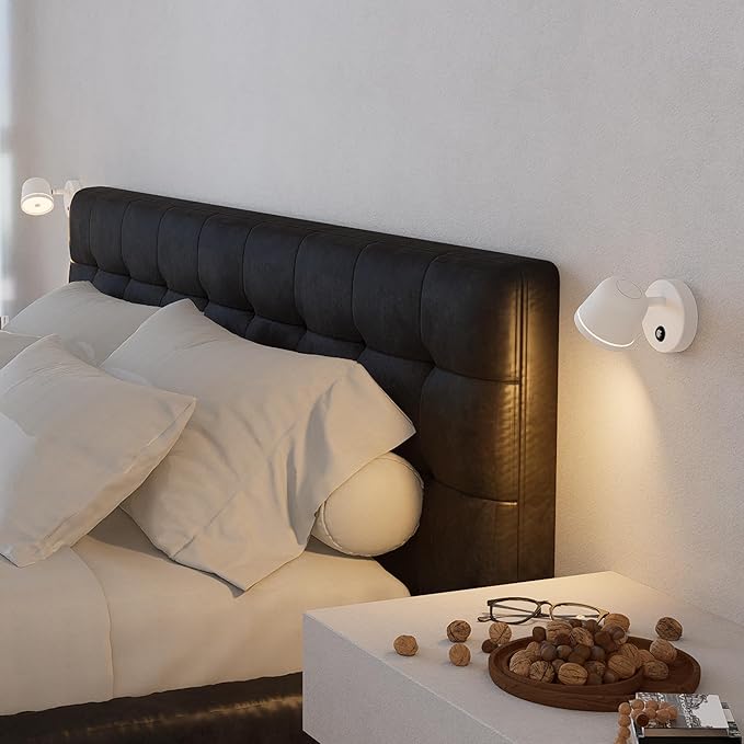 Aisilan Wall Sconce Set of 2, Hardwired Touch Dimmable Wall Light - Image 8