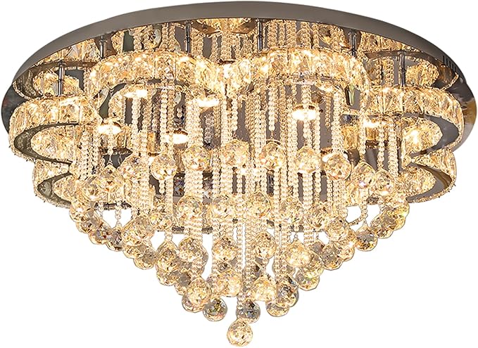 Flashing God 48inches Chrome Crystal Chanderliers - Image 9