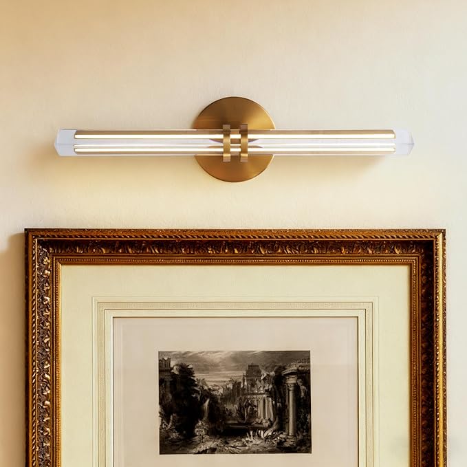 YUYI Crystal Picture Light for Wall, Modern K9 Crystal Dimmable Painting Lights - Image 7