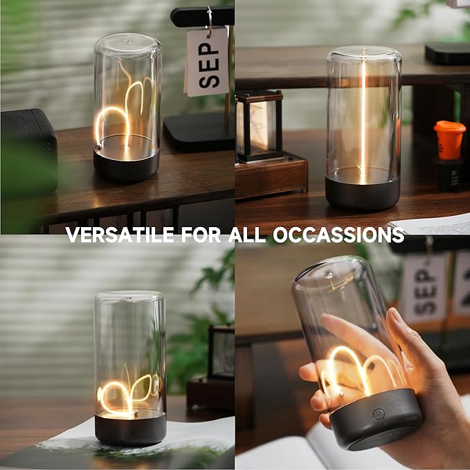 AUGE LIGHT Mini Minimalist Table Lamp Cordless Lamp Rechargeable Table Lamp - Image 8