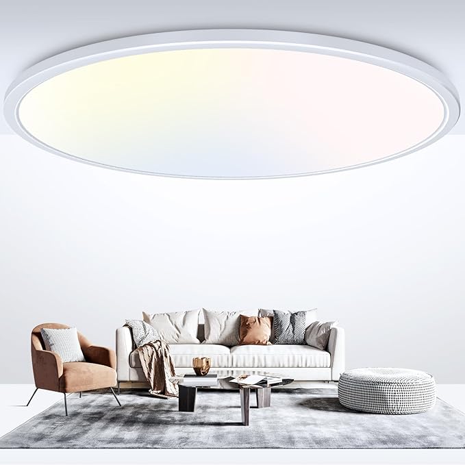 libtit 20 Inch LED Ceiling Light, 4200LM 35W Large & Bright Flush Mount by Libtit
