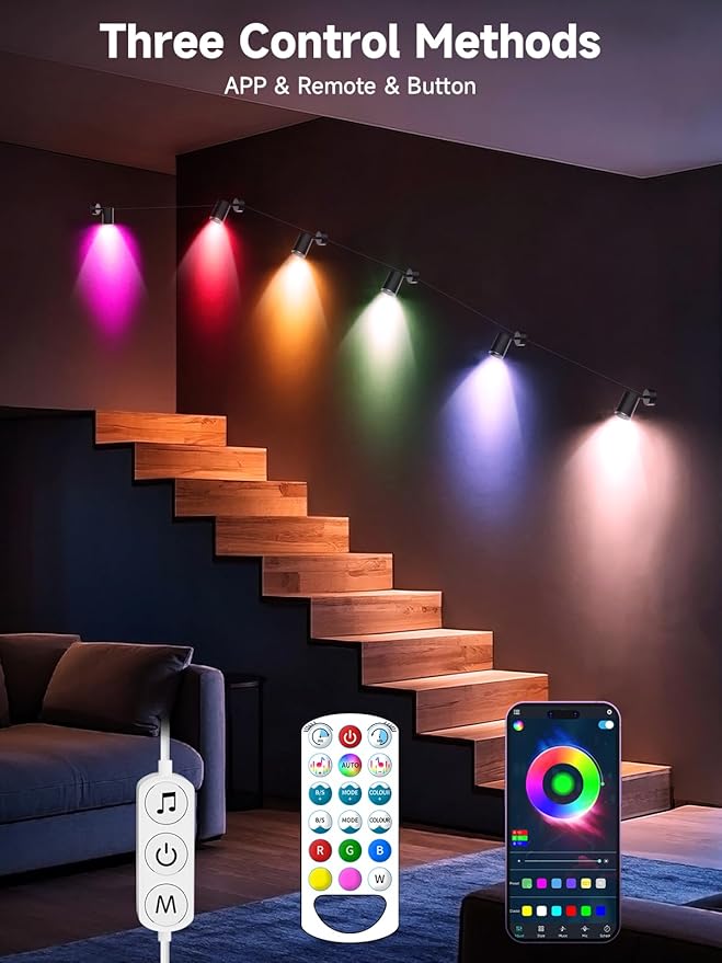 LED Spot Lights, Color Changing Wall Light - Image 2