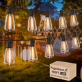 LED Outdoor String Lights 100ft ST38 Waterproof Patio Lights by Pogestrand