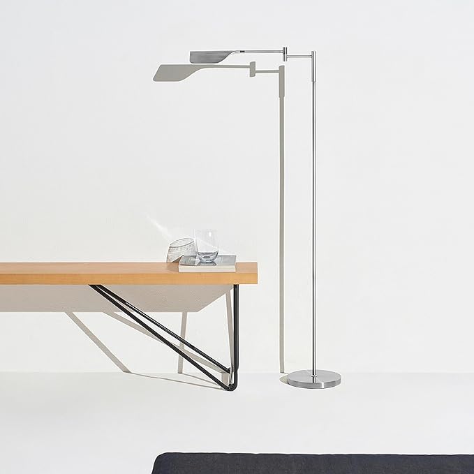 Brightech Leaf Pharmacy LED Reading Lamp, Dimmable Floor Lamp - Image 6