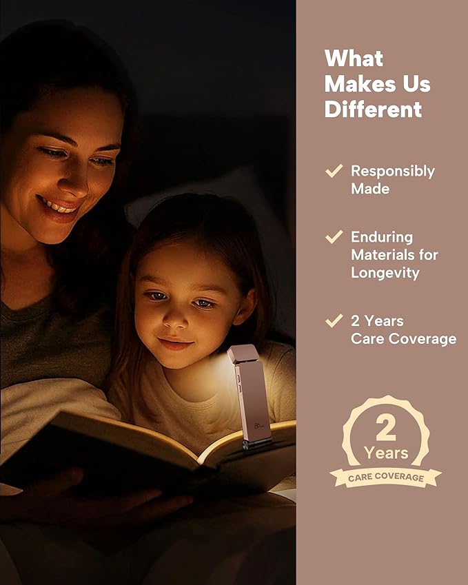 86lux Book Light, Rechargeable Clip-On LED Reading Light - Image 7