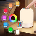 Small Kids Night Light, 13 Color Dimmable LED Lamp, Portable Stepless Dimming by DeogosLighting