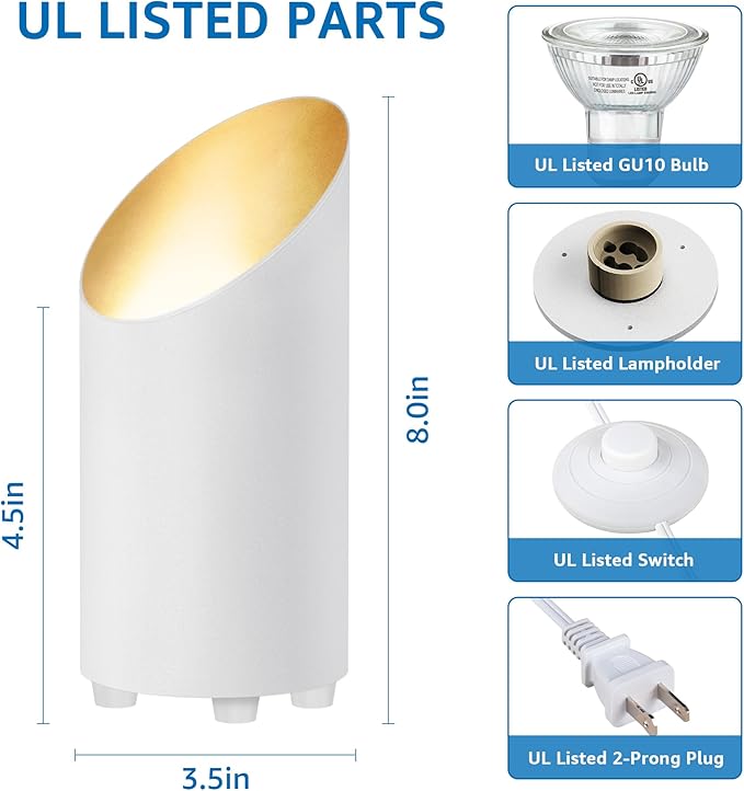 SUNVIE 2 Pack Uplighting Indoor Floor Can Light, 5W Up Lights - Image 6