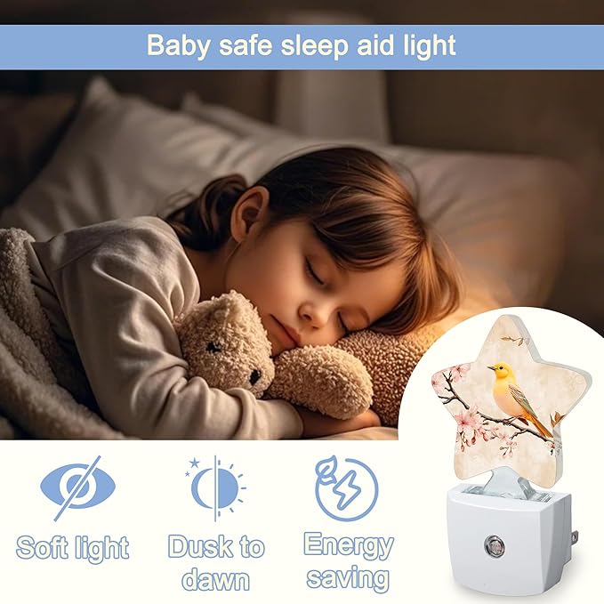 Bird Vintage Nightlight, Dusk to Dawn Sensor Kitchen Hallway Stairs Energy - Image 6