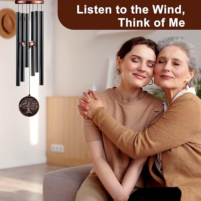 Memorial Wind Chimes for Outside, Sympathy Gifts for Loss of Loved One - Image 2