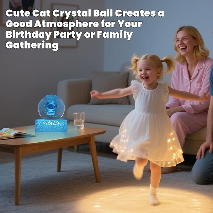 3D Crystal Ball Night Light - Image 4