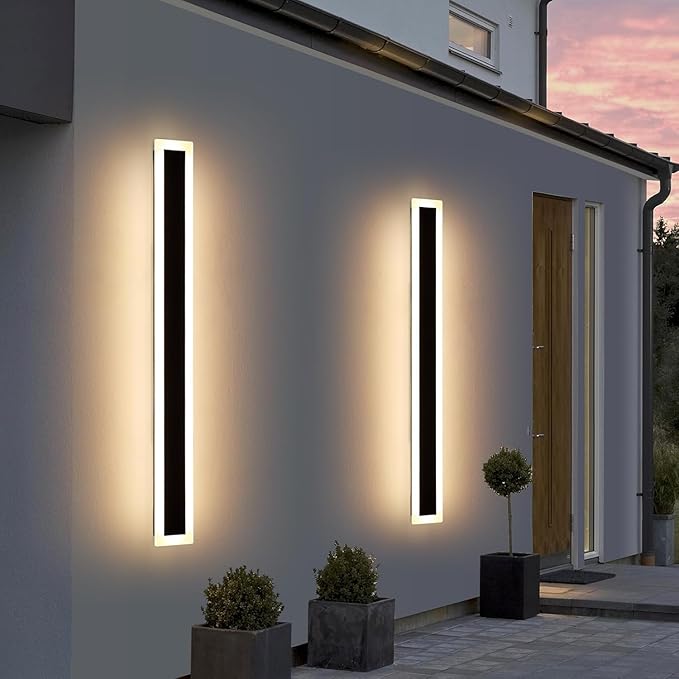 Upgrade Widened 2 Pack Long Outdoor LED Wall Light, 57inch Modern Minimalist - Image 7