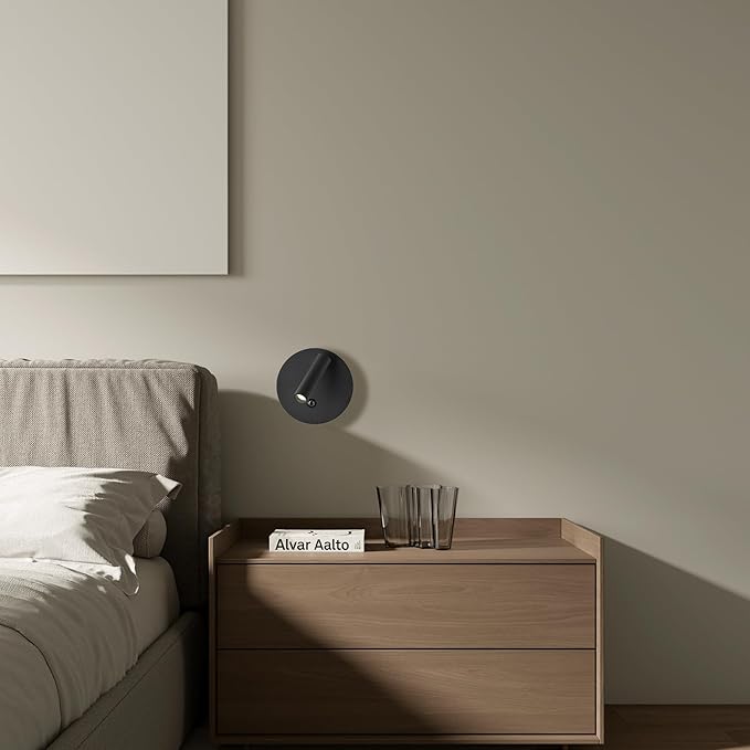 Aisilan Modern Dimmable LED Wall Sconce, 6W Adjustable Angle Bedside Wall Lamp - Image 9
