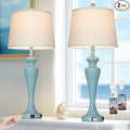 30" Blue Table Lamps Set of 2, Touch Control Coastal Living Room Lamp by Unknown